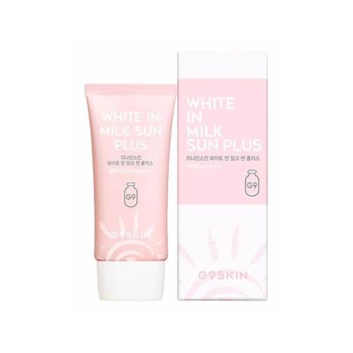 Fényvédő krém arcra, White In Milk Sun Plus SPF 50+/PA++++ – G9SKIN
