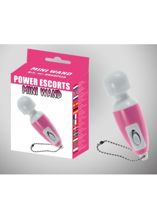 Mini masszázspálca, rózsaszín, 6,5 cm