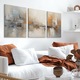 Tablou Muralo, Set Stil modern abstract 90 cm x 40 cm 3 X 30-40 concret