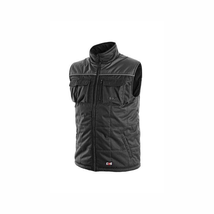 Vesta vatuita Seatle, culoare negru-gri, marimea XL