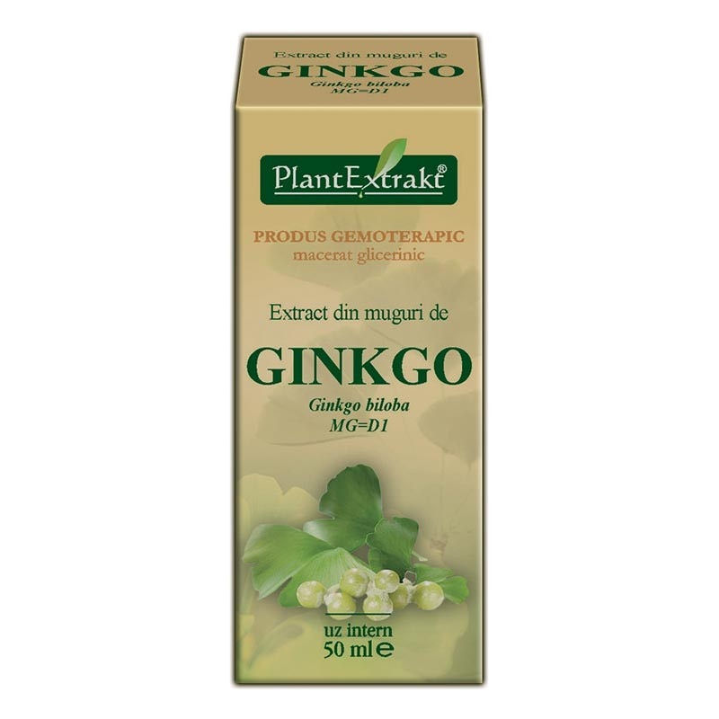 Extract din muguri de ginkgo 50 ml (GINKGO BILOBA) - Plantextrakt