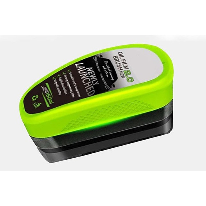 Perie de curatare pentru parbriz, utilizare auto, design compact，Perie de curatare a filmului de ulei auto, curatator de Film de ulei pentru sticla auto-curatator eficient de parbriz cu Prevenire a ceatii si imbunatatire a claritatii