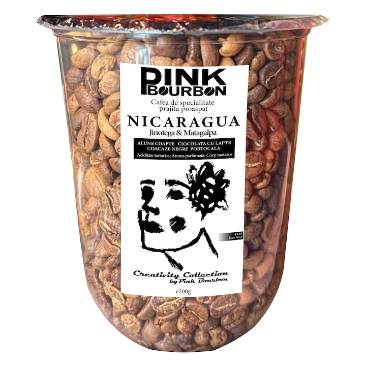 Cafea de specialitatate prajita artizanal:Nicaragua - Jinotega & Matagalpa - Creativity Collection (200g)