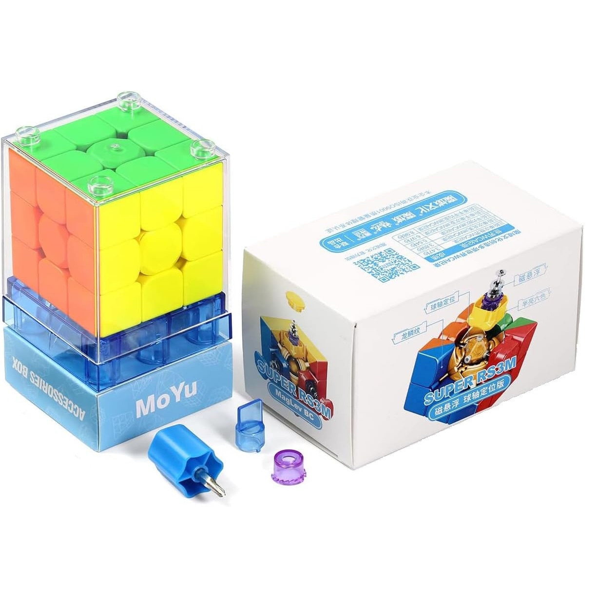 Cub Magic MoYu SUPER RS3M, 3x3, MF8830, Professional, MagLev, Ball