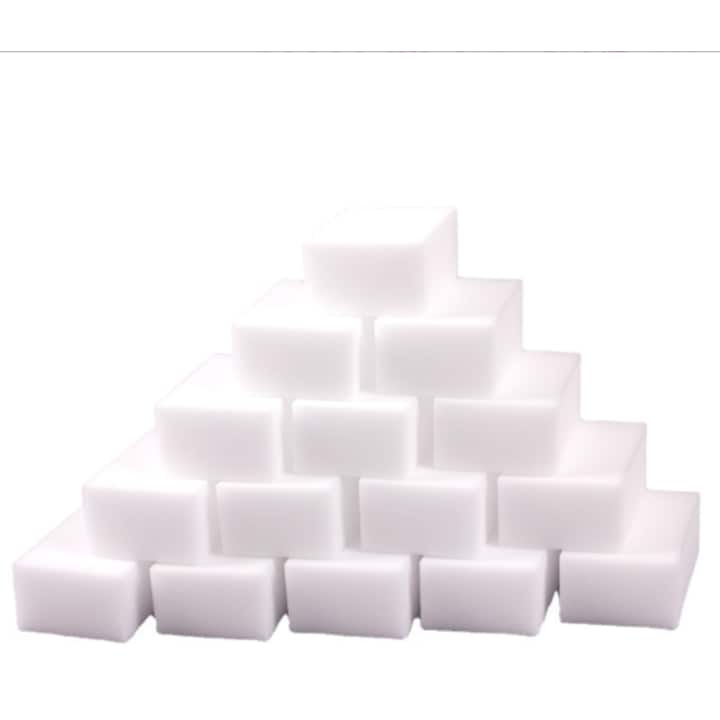 Bureti magici melamina - Set 20 bucati, 2x6x10cm, Alb