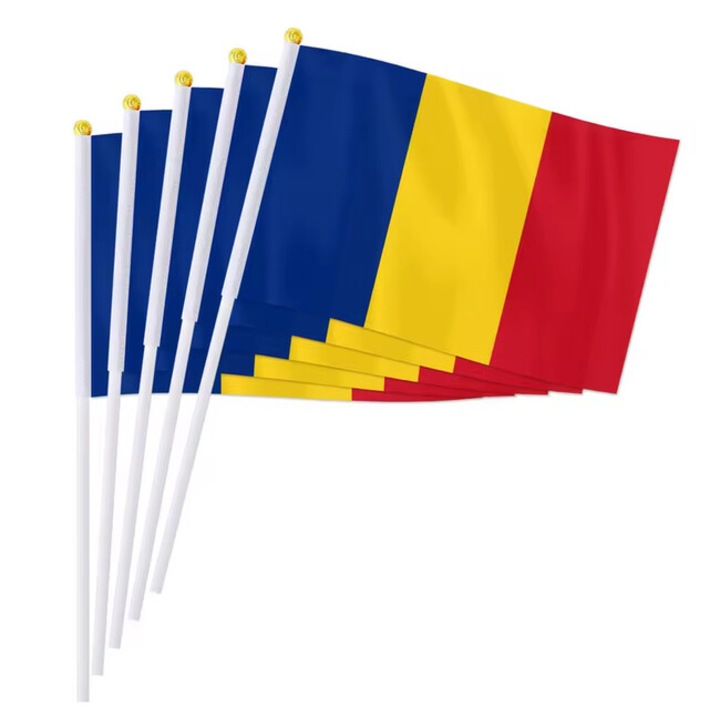 Steag de suport WARAGOD, 30x45cm, poliester, pentru evenimente sportive si festivitati