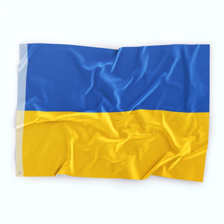 Steag Ucraina, WARAGOD, 150x90cm, poliester 100%, rezistent la apa