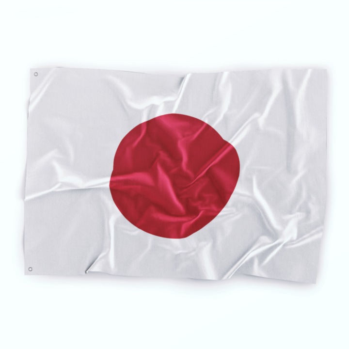 Steag Japonia, WARAGOD, 150x90cm, poliester 100%, rezistent la apa