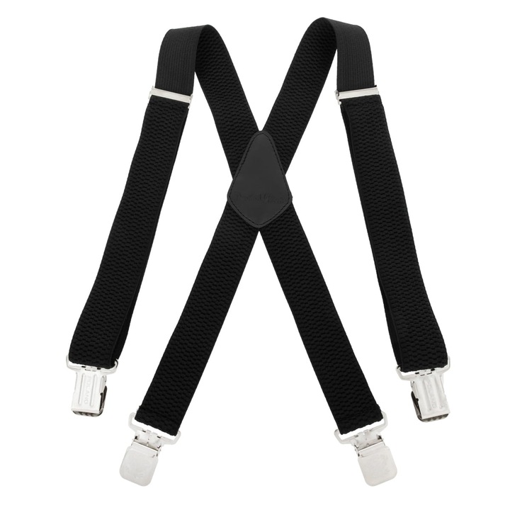 Дамски тиранти, TOPGAL, меки, 3.9 см, черни, универсален размер