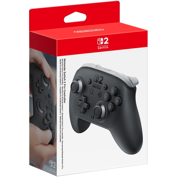 Nintendo Switch 2 Pro kontroller, fekete