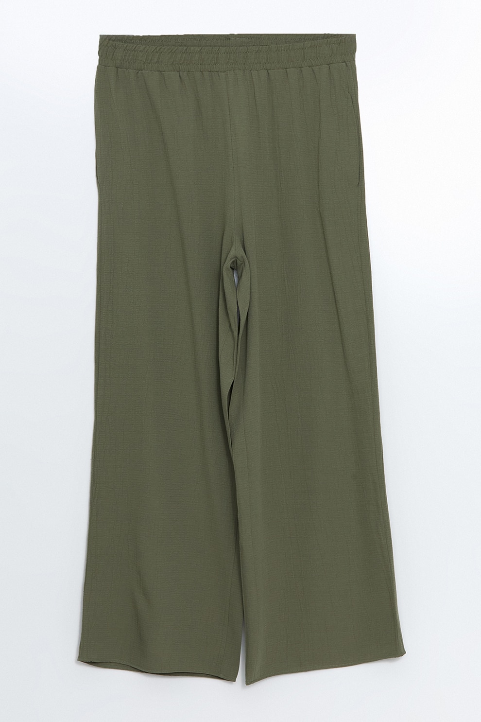LC WAIKIKI, Pantaloni cu croiala dreapta cu talie medie, Kaki, 36