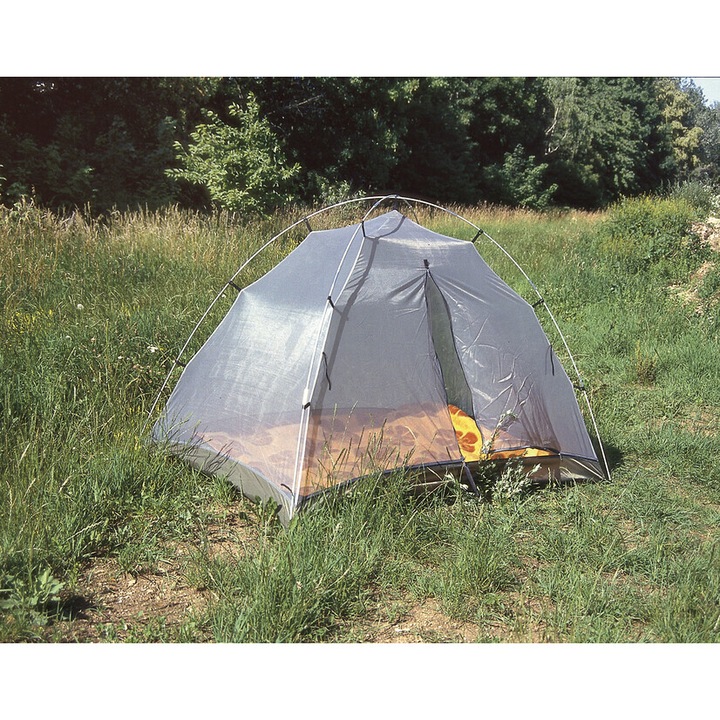 Cort camping Brettschneider 2 persoane, plasa impotriva insectelor, nylon, 210x130x125cm, 1.500g