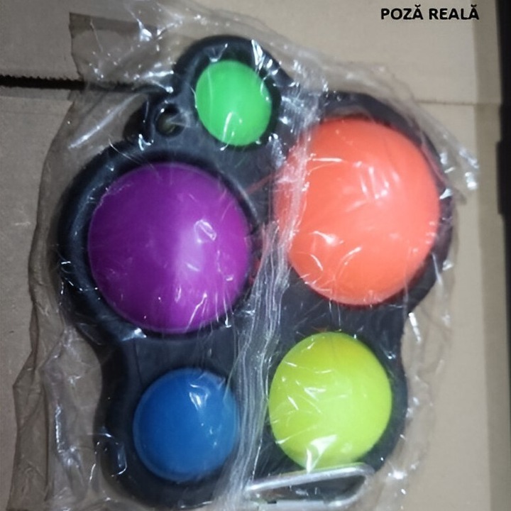 Jucarie Antistres Southern Sky - Fidget Toy, Simple Dimple, Negru