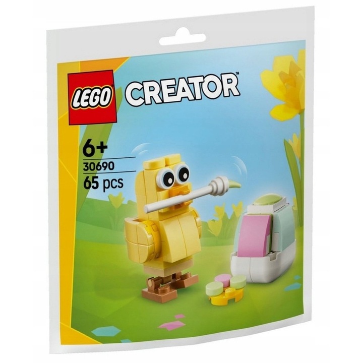 Set de construcție LEGO Creator 30690, pictură ouă de Paște, 65 elemente, multicolor