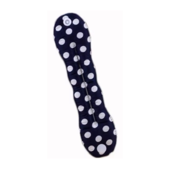 Туистър аксесоар Dactylion, за оформяне на коса на кок, 23 см, синьо/бяло