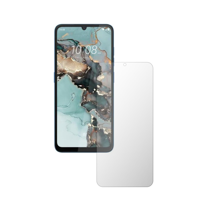 Folie24 протектор за екран, за HTC Wildfire E5 Plus, 1X Ultra-Clear с подходящо за калъфа покритие (съвместим с калъфа), залепващ, гъвкав със саморегенериращ се