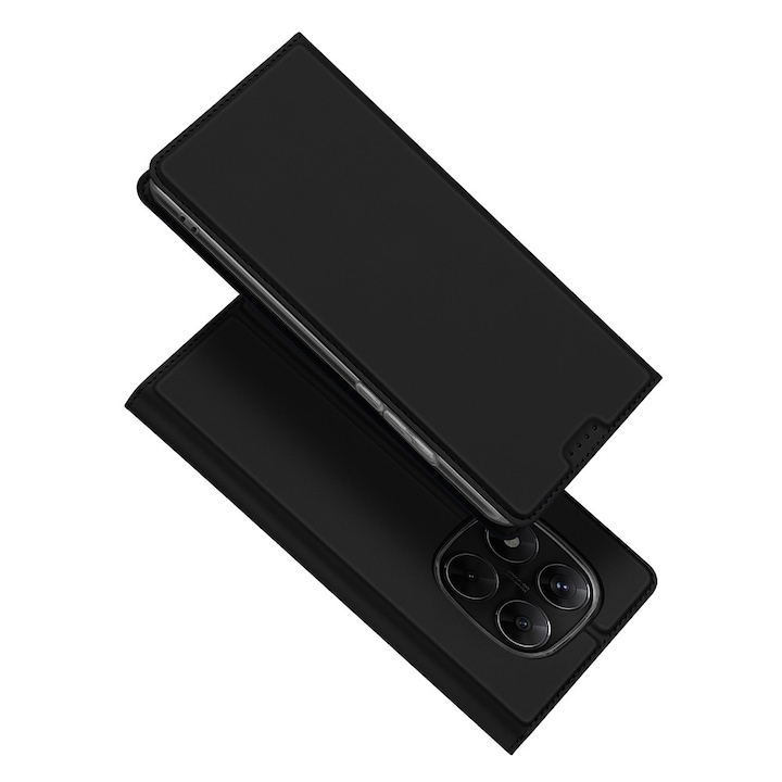 Xiaomi Redmi Note 14 4G 164, 84 x 78, 15 x 8, 16 mm, A32, Eco-bőr, fekete tok