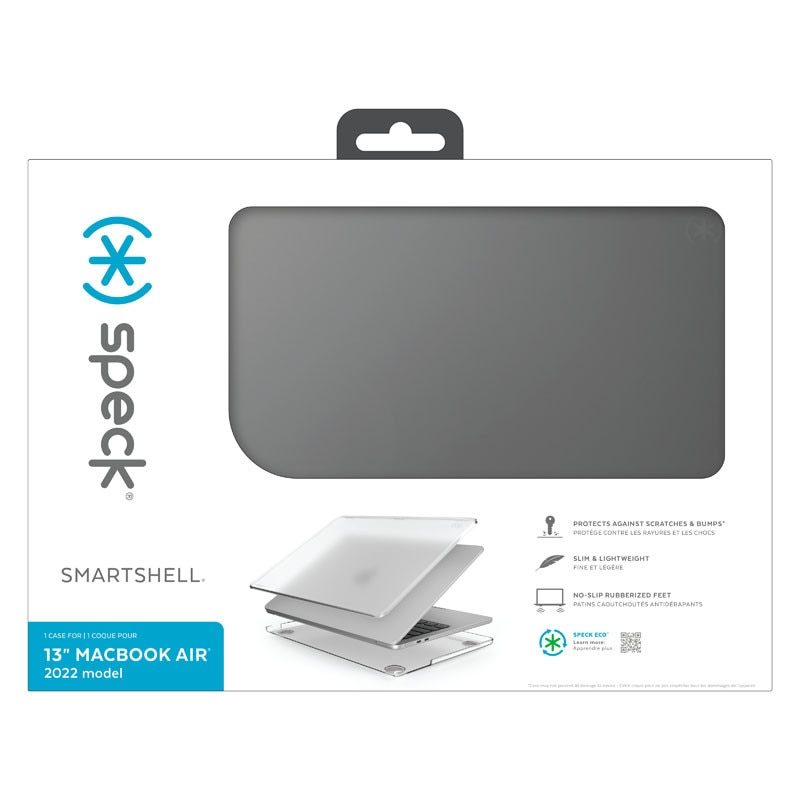 Carcasa laptop Speck SmartShell pentru MacBook, subtire, usoara, gri