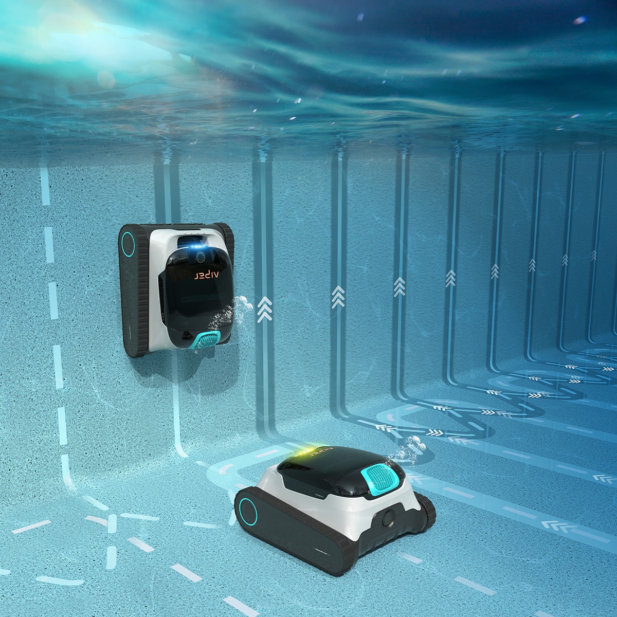 Robot pentru curatarea piscinei, fara fir Scuba N1, Aiper