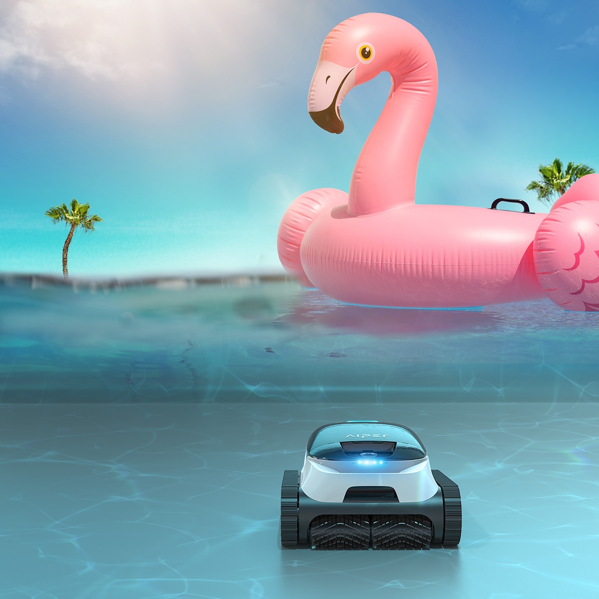 Robot pentru curatarea piscinei, fara fir Scuba N1, Aiper