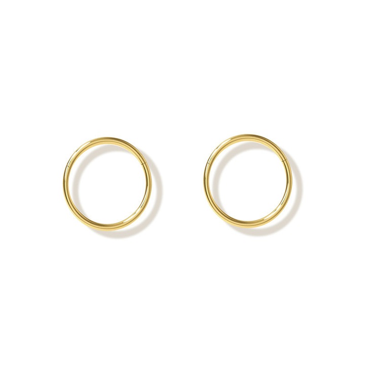 Cercel Titan pentru Nas, Cercuri pentru Cartilaj - - Bijuterii pentru Tragus, Conch, Helix, Daith, Buza)Unisex - Aur