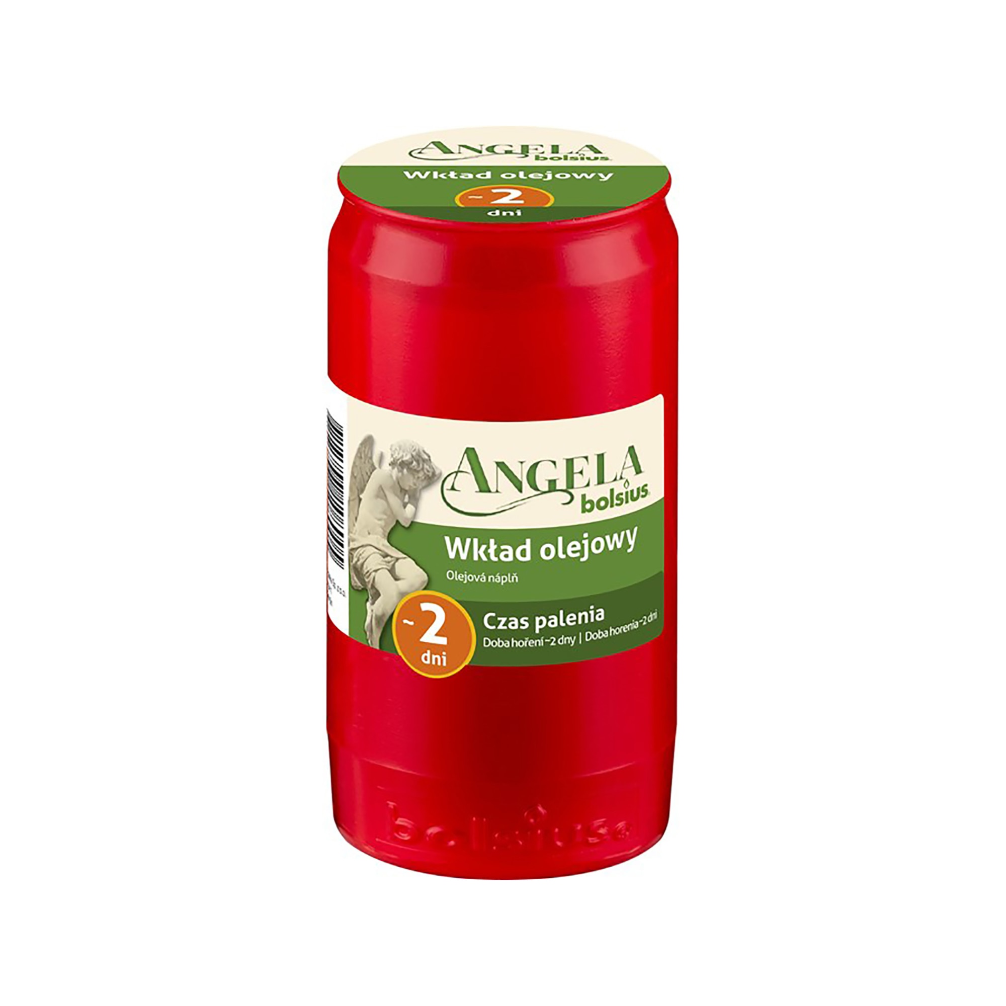 Candela rezerva Nr. 2 Bolsius - Rosu