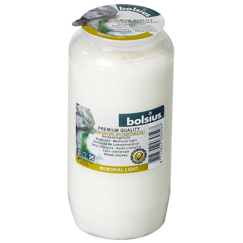 Candela rezerva Nr. 7 Bolsius - Alb