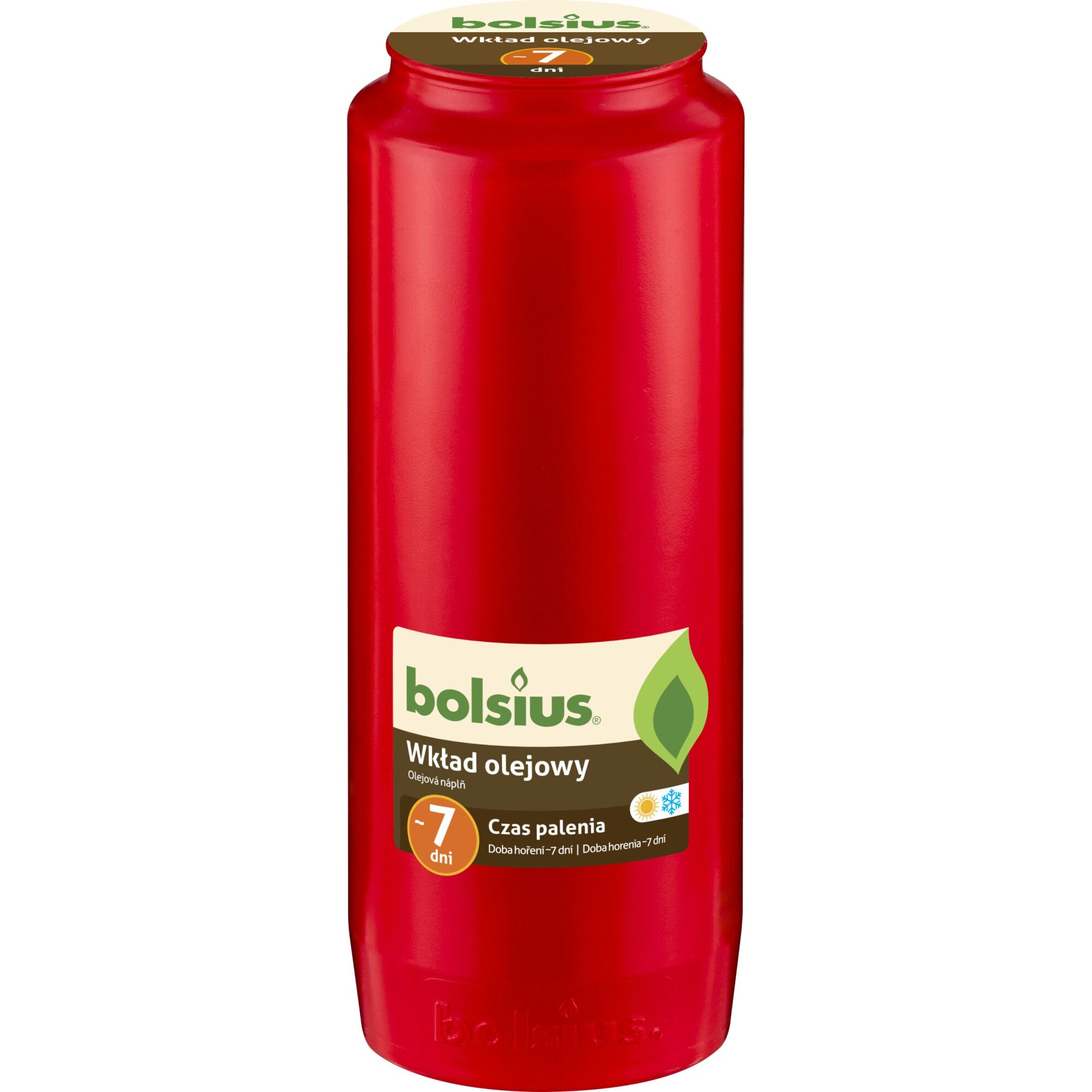 Candela rezerva Nr. 12 Bolsius - Rosu