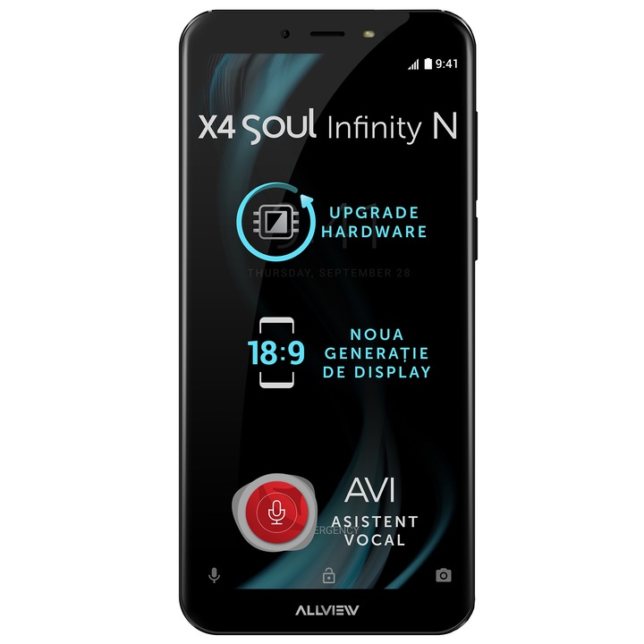 Telefon mobil Allview X4 Soul Infinity N, Dual SIM, 32GB, 4G, Night Sky