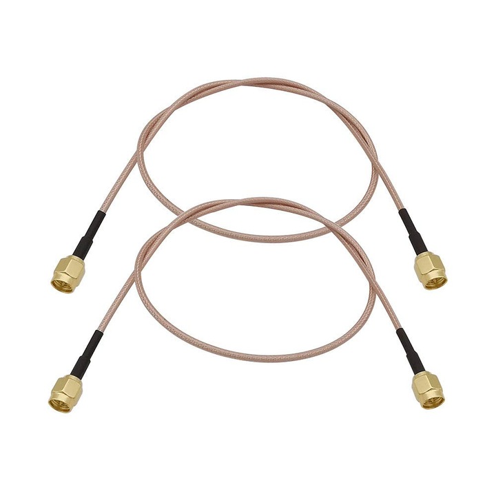 Комплект от 2 SMA кабела, Pili-Paradise, 50 см, Многоцветни