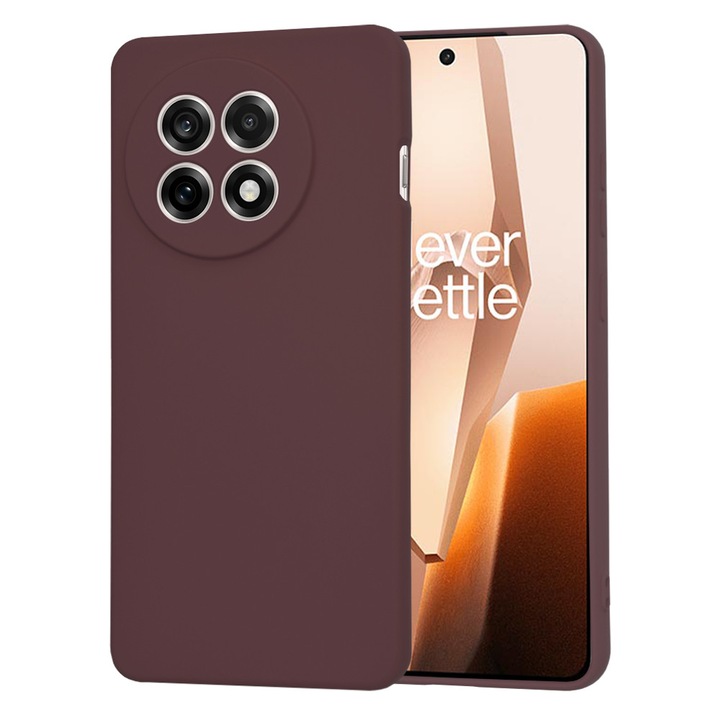 OnePlus 13R Case - Techsuit SoftFlex - Plum Red
