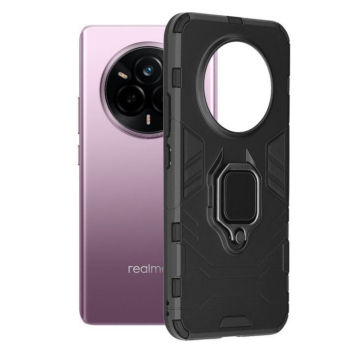Кейс за Realme 14 Pro - Techsuit Silicone Shield - черен