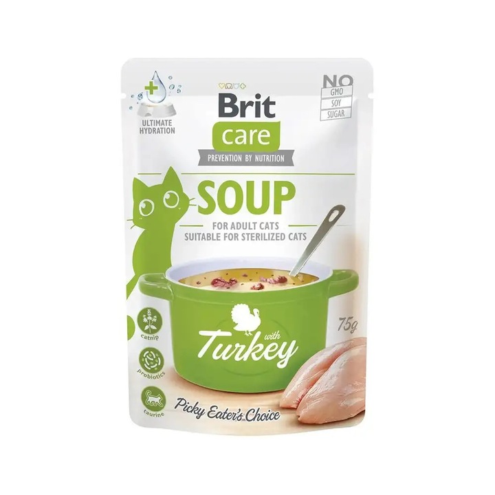 Brit Care pulykaleves, 75 g, nedves macskaeledel