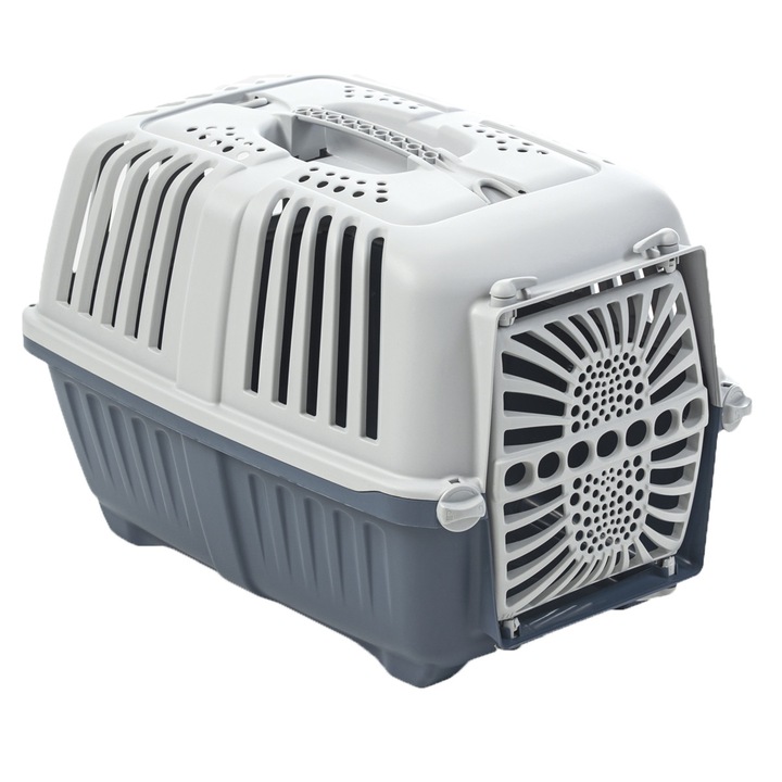 Cusca transport MPS Pratiko 1, usa plastic, 48×31, 5x33h cm, Albastru Inchis