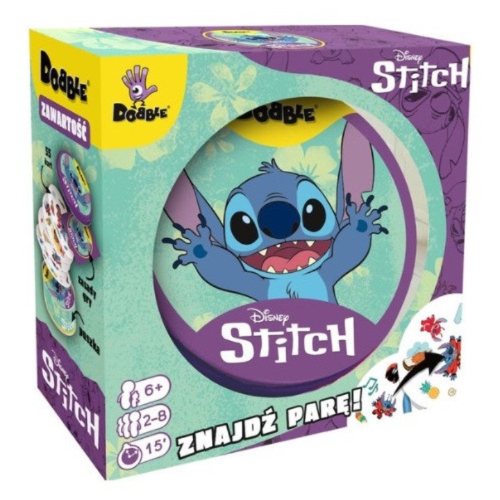 Настолна игра Rebel, Dobble Stitch, многоцветен, комплект