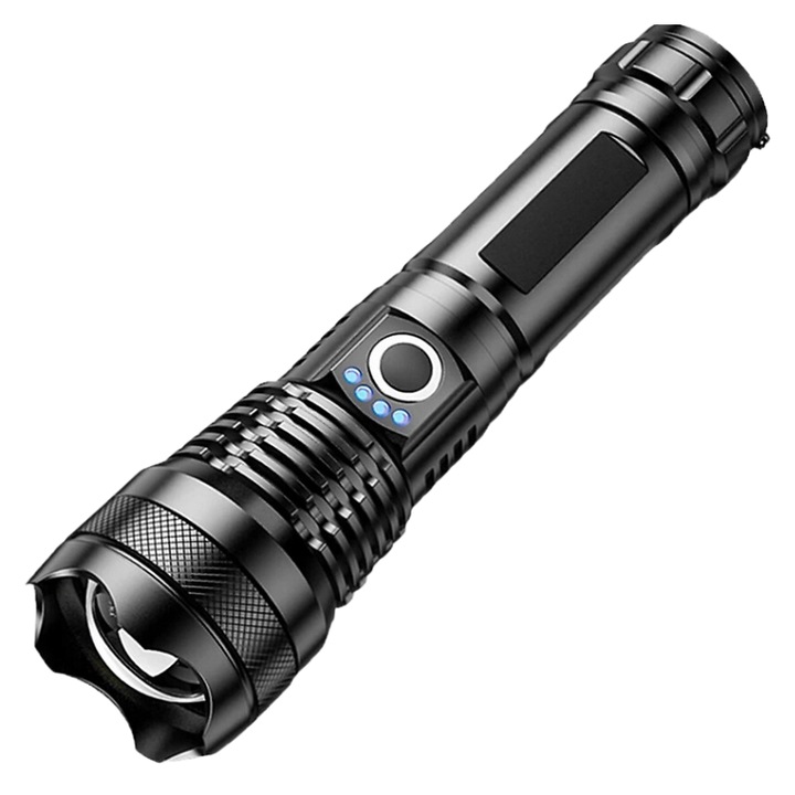 LED фенер XHP50, R2 5000 лумена, IPX5, 16.5x4x4cm