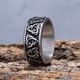 Inel Viking Nod Celtic, model 1, Inox, Argintiu, 20 mm