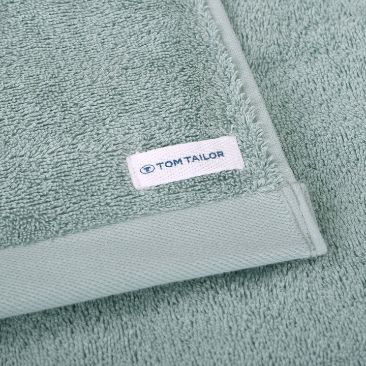 Кърпа за баня Tom Tailor 50x100см, 500гр/м2, ментол, 100% памук