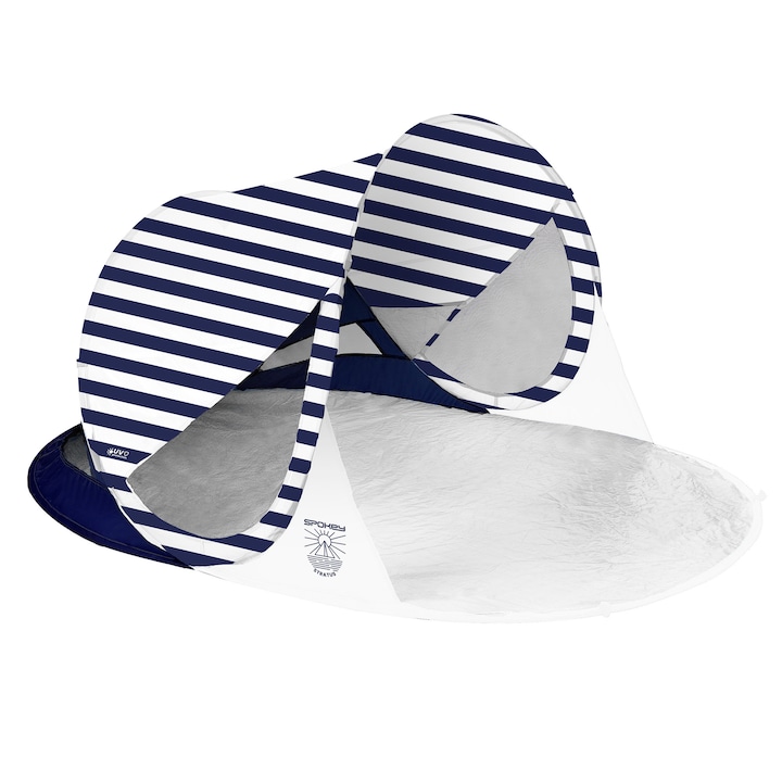 Strandsátor, UV40 védelemmel, vízálló, 190x120x90cm, rögzítő tartozékokkal