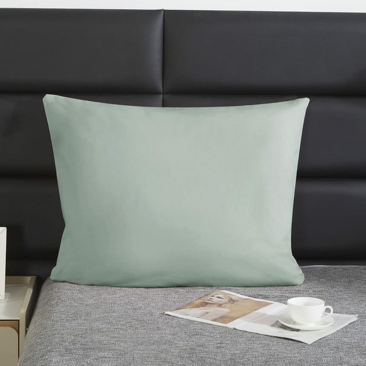 Poszewka de perna, Spod Igly i Nitki, 70x80cm, bumbac satinat, unicolor