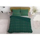 Lenjerie de pat din microfibra 220x200 sticla verde auriu art deco 5023 A 65 Light