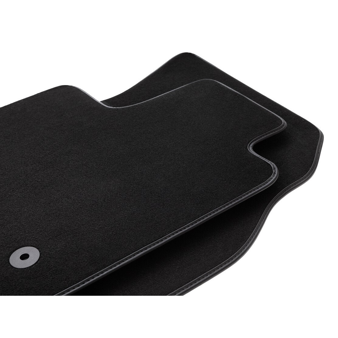 Set 2 covorase auto, Wielganizator, poliamida, negru, pentru