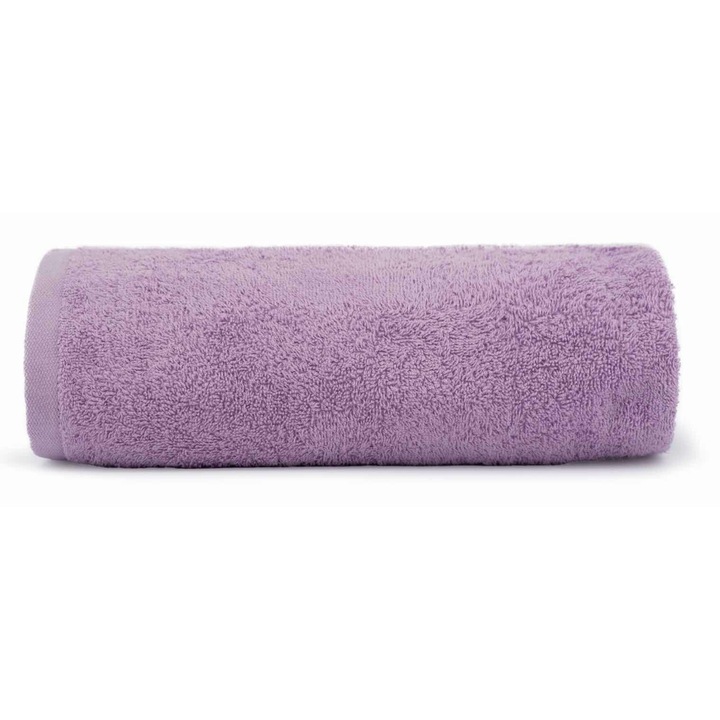 Кърпа за баня Detexpol Primo 30x50см, хавлиена 100% памук, 450 гр/м2, виолетова
