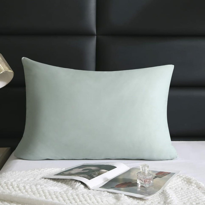 Fata de perna, Spod Igly i Nitki, Bumbac, 40 x 60 cm, Verde salvie