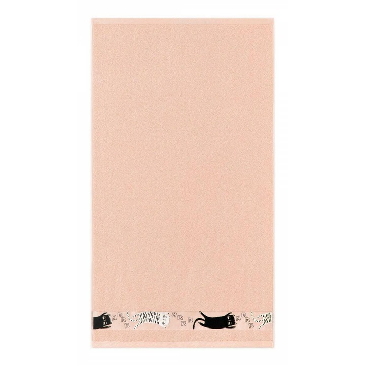 Кърпа за баня, Zwoltex, 30x50см, хавлиен памук, розов, 400гр/м2