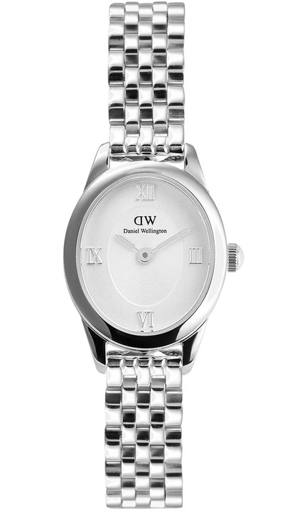 Ceas Daniel Wellington Ophelia elegant argintiu alb 22mm
