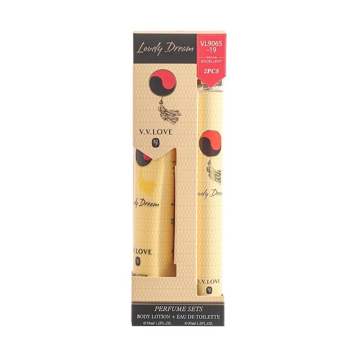 Testápoló és spray szett, SZÉP ÁLOM, 35 ml/db, keleties-virágos illat, kézre és testre, normál bőrre