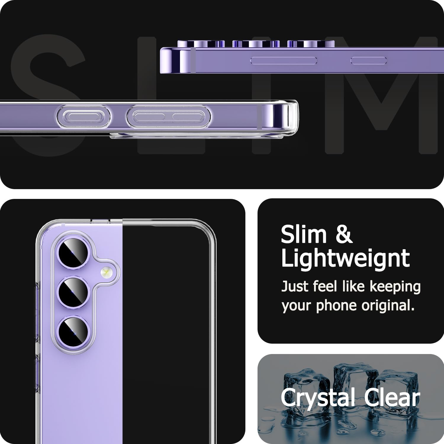 Husa protectie telefon, MDUG, TPU, Pentru Samsung Galaxy A55, Transparent