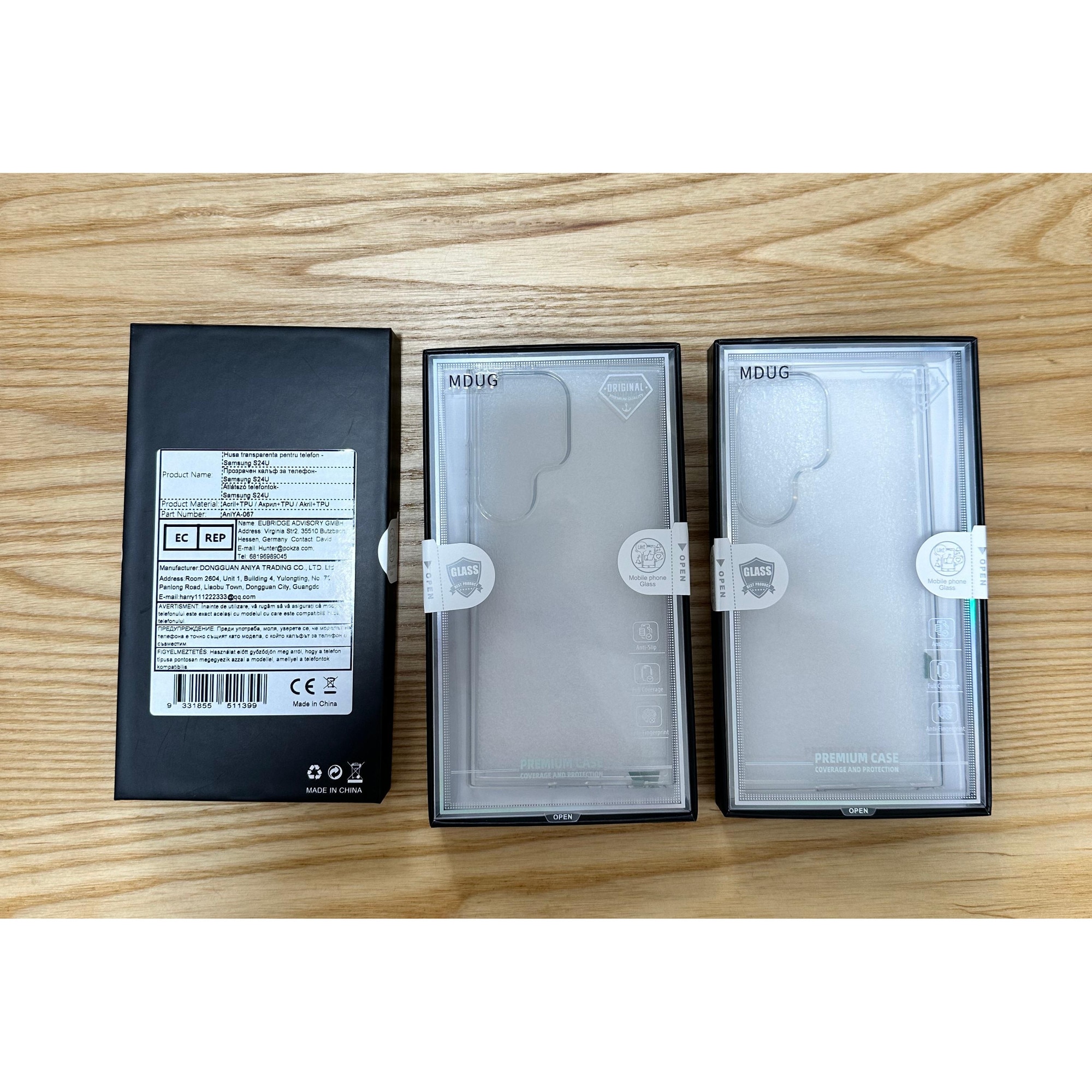 Husa protectie telefon, MDUG, TPU, Pentru Samsung Galaxy S24 Ultra, Transparent