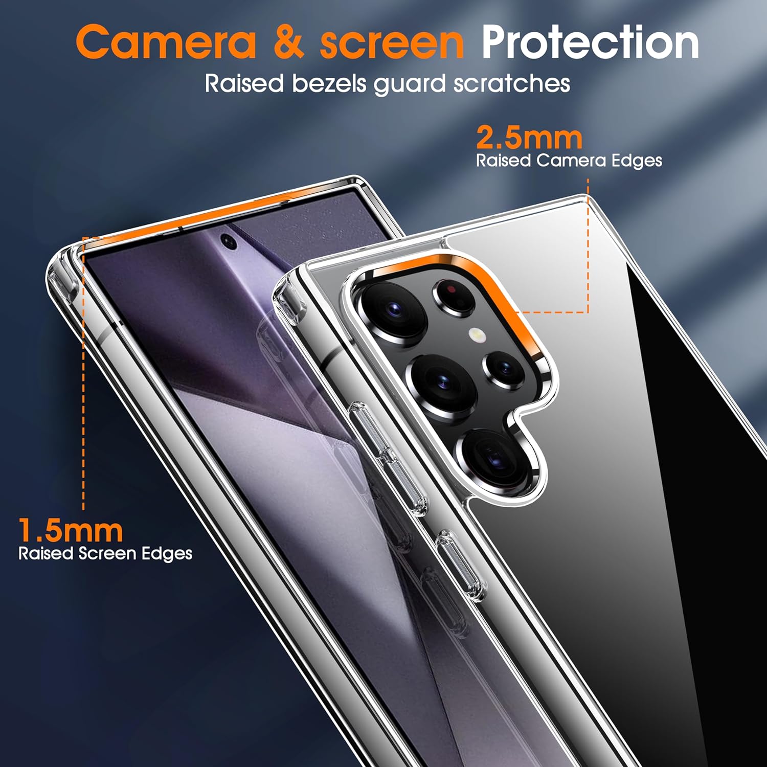 Husa protectie telefon, MDUG, TPU, Pentru Samsung Galaxy S24 Ultra, Transparent